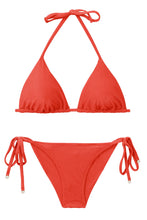 Laad de afbeelding in de Gallery-viewer, Product Front: Rio De Sol Set Set Malibu-Chili Tri-Inv Cheeky-Tie
