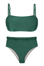 Laad de afbeelding in de Gallery-viewer, Product Front: Rio De Sol Set Set Palace Bandeau-Reto Hotpants
