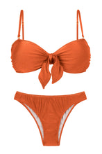 Laad de afbeelding in de Gallery-viewer, Product Front: Rio De Sol Set Set Paprica Bandeau-No Essential
