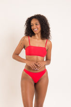 Laad de afbeelding in de Gallery-viewer, Image 03: Rio De Sol Set Set Rouge Bandeau-Reto Nice-Fio
