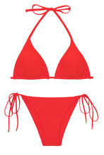 Laad de afbeelding in de Gallery-viewer, Product Front: Rio De Sol Set Set Rouge Tri-Inv Lacinho
