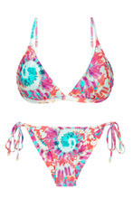 Laad de afbeelding in de Gallery-viewer, Product Front: Rio De Sol Set Set Splash Tri-Fixo Cheeky-Tie
