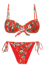 Laad de afbeelding in de Gallery-viewer, Product Front: Rio De Sol Set Set Wildflowers Balconet-Pushup Ibiza-Comfy
