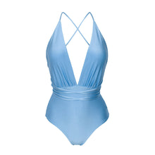 Laad de afbeelding in de Gallery-viewer, Product Front: Rio De Sol One-Piece Shimmer-Baltic-Sea New Vegas
