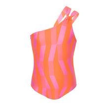 Laad de afbeelding in de Gallery-viewer, Product Front: Rio De Sol Girl&#39;s One-Piece Sunrise Santorini-Kids
