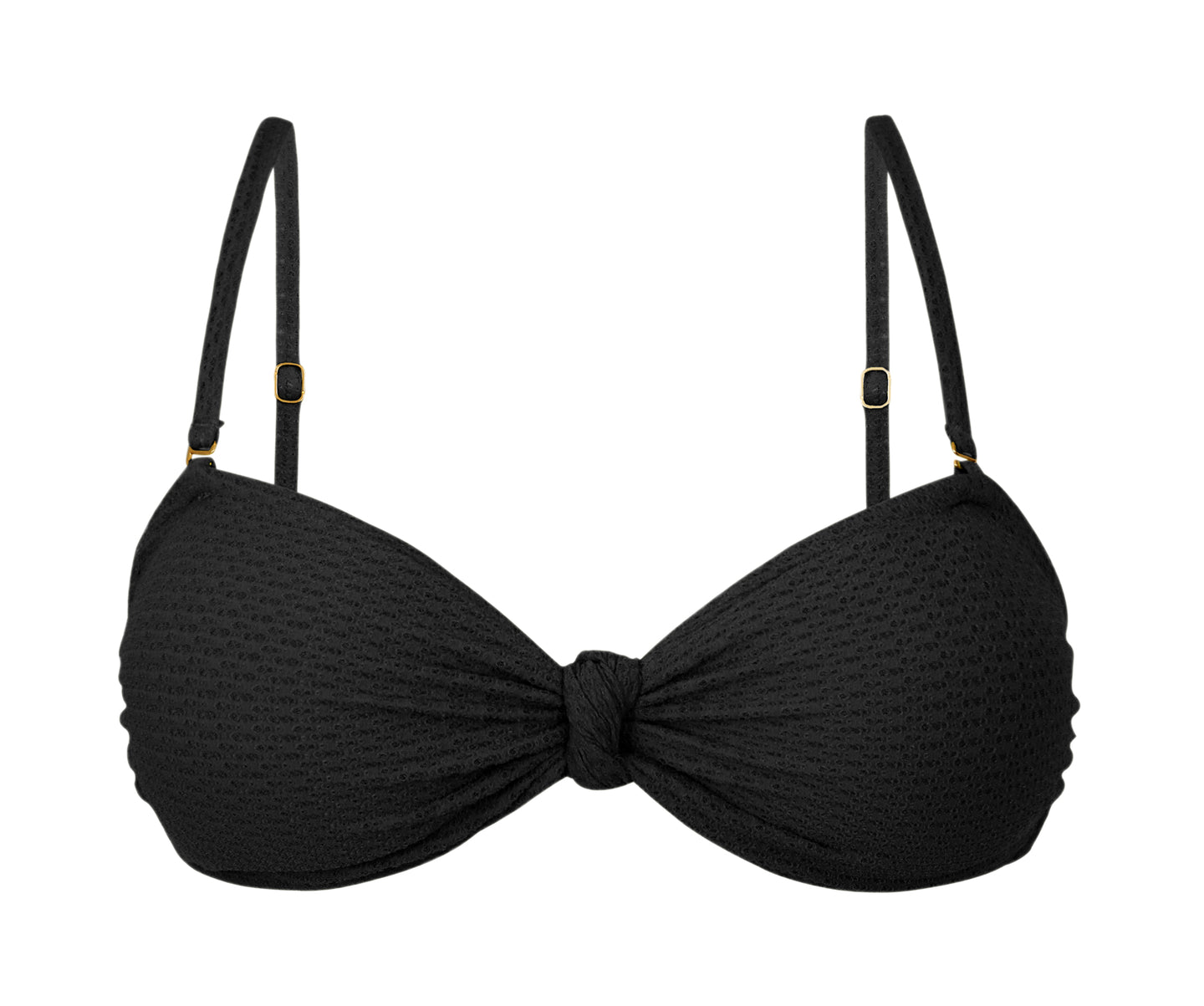 Product Front: Rio De Sol Top Top Bora-Black Bandeau-Joy