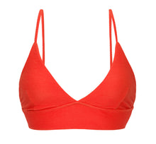 Laad de afbeelding in de Gallery-viewer, Product Front: Rio De Sol Top Top Cotele-Tomate Tri-Tank
