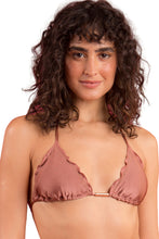 Laad de afbeelding in de Gallery-viewer, Gallery: Rio De Sol Top Top Shimmer-Copper Frufru
