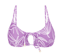 Laad de afbeelding in de Gallery-viewer, Product Front: Rio De Sol Top Top Trail-Purple Tank-Tie
