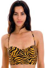 Laad de afbeelding in de Gallery-viewer, Gallery: Rio De Sol Top Top Wild-Orange Balconet-Anna

