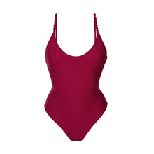 Laad de afbeelding in de Gallery-viewer, Product Front: Rio De Sol One-Piece Touch-Carmim Tina
