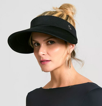 Laad de afbeelding in de Gallery-viewer, Model Front: Rio De Sol Visor Viseira Chiara Preto
