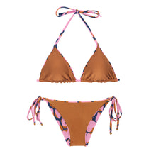 Laad de afbeelding in de Gallery-viewer, Set Amore-Pink Tri-Inv Lacinho
