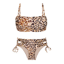 Laad de afbeelding in de Gallery-viewer, Set Leopard Bandeau-Reto Madrid
