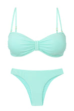 Laad de afbeelding in de Gallery-viewer, Set Malibu-Menta Bandeau-Duo Essential
