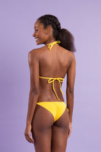 Laad de afbeelding in de Gallery-viewer, Set Malibu-Yellow Tri-Inv Cheeky-Tie
