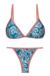 Set Palms Blue Tri-Fixo California