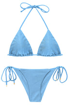 Laad de afbeelding in de Gallery-viewer, Set Shimmer-Baltic-Sea Tri-Inv Cheeky-Tie
