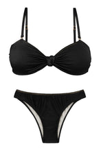 Laad de afbeelding in de Gallery-viewer, Set Shimmer-Black Bandeau-Joy Essential
