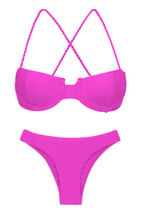 Set St-Tropez-Roze Balconet Essential