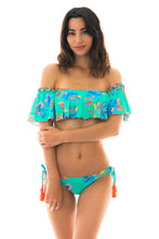 Laad de afbeelding in de Gallery-viewer, Top Acqua Flora Babado
