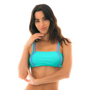 Top Duo Roze Blauw