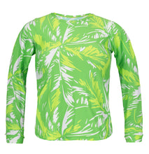 Laad de afbeelding in de Gallery-viewer, Top Green-Palms Rash-Guard
