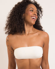 Laad de afbeelding in de Gallery-viewer, Top Off-White Bandeau-Reto
