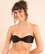 Laad de afbeelding in de Gallery-viewer, Top Shimmer-Zwarte Bandeau-Joy
