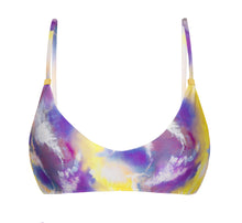 Laad de afbeelding in de Gallery-viewer, Top tiedye-paarse bralette
