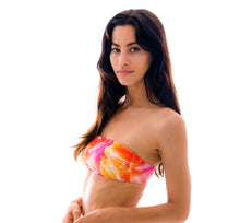 Laad de afbeelding in de Gallery-viewer, Top Tiedye-rode bandeau-reto
