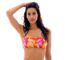 Laad de afbeelding in de Gallery-viewer, Top Tiedye-rode bandeau-reto
