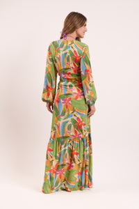 Tropical Long Dress Verona