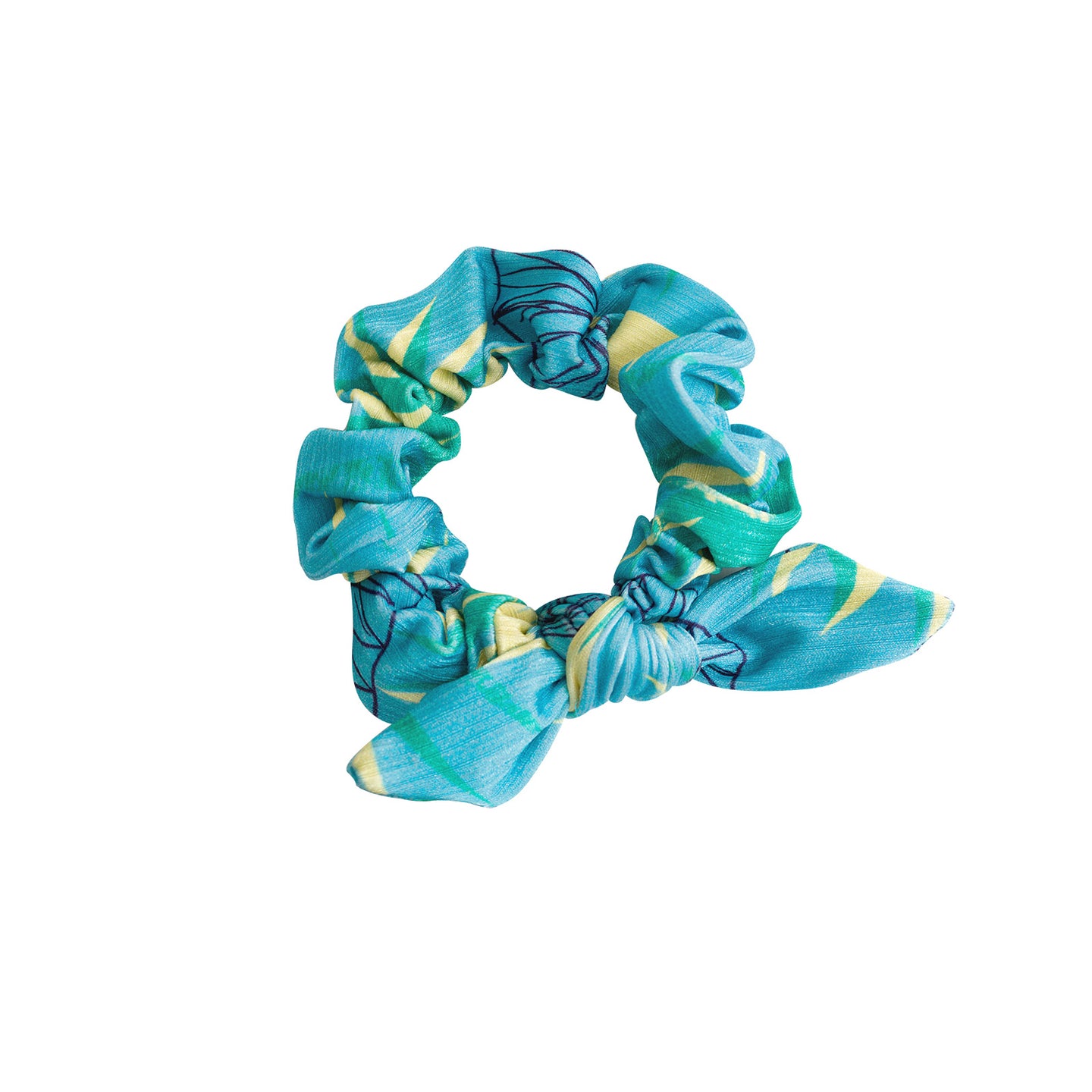 Bloem Geometrische Scrunchie