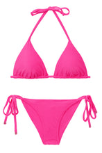 Laad de afbeelding in de Gallery-viewer, Set Malibu-Rosa Tri-Inv Cheeky-Tie
