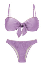 Laad de afbeelding in de Gallery-viewer, Set Shimmer-Harmonia Bandeau-Knot Essential
