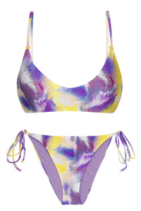 Set Tiedye-Paarse Bralette Ibiza-Comfy